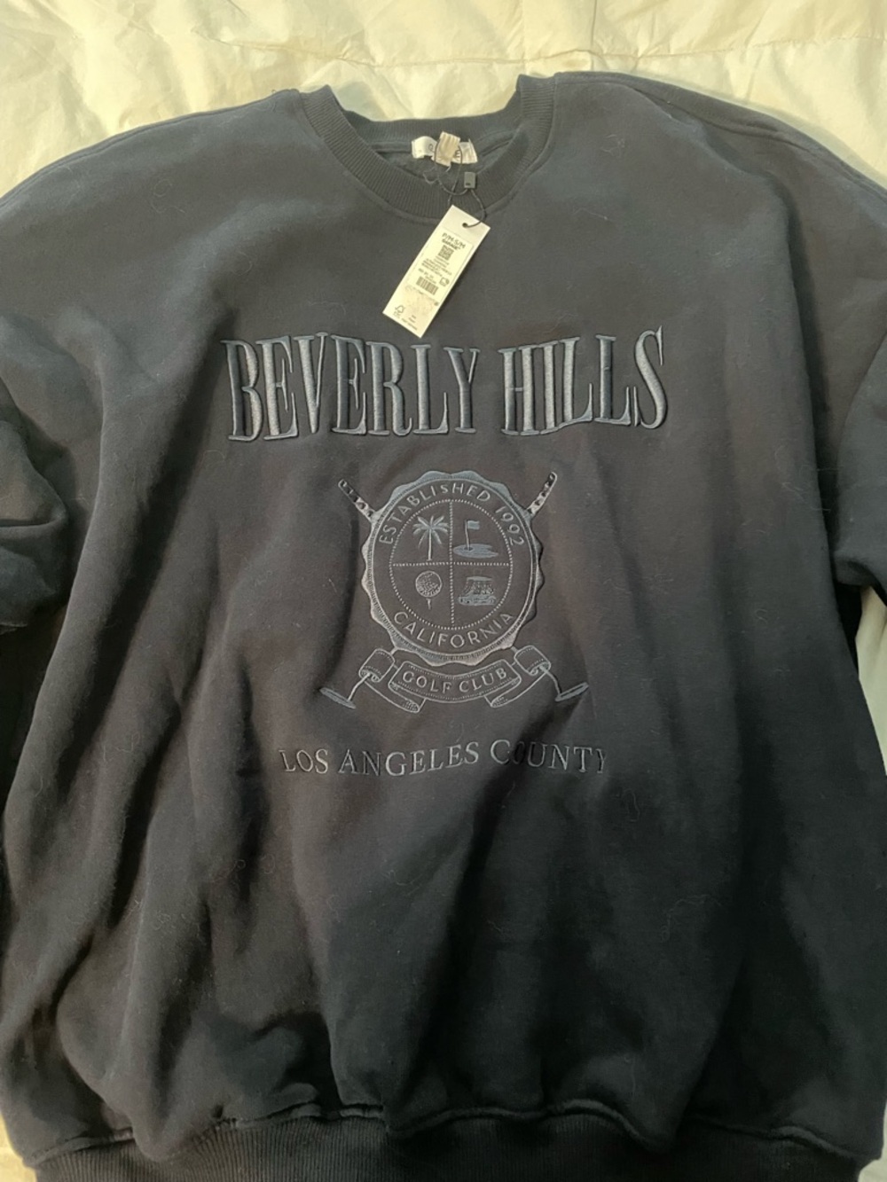 Garage Navy Crewneck Sweatshirt